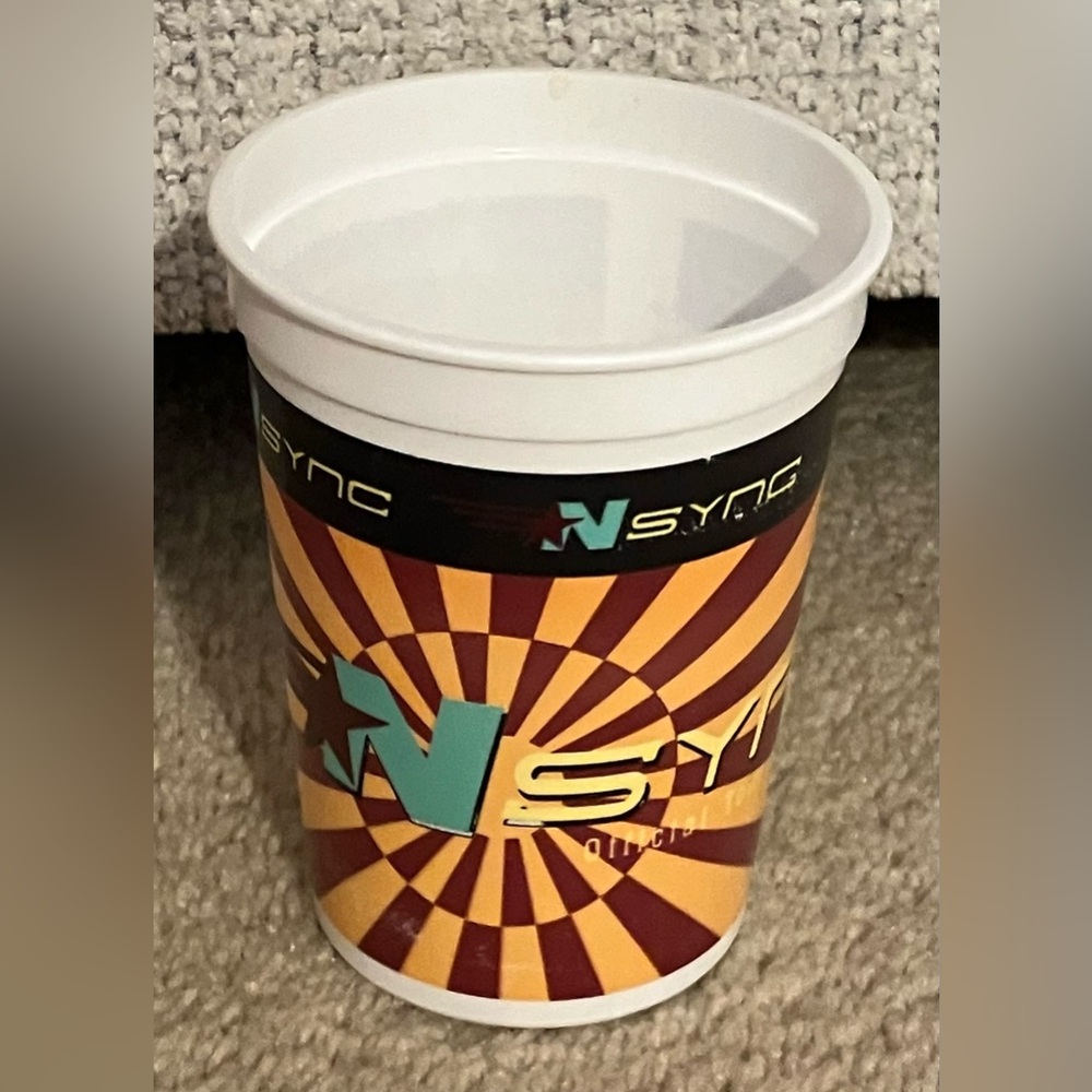 *NSync Official Tour Merchandise Souvenir Cup 2000- Multicolor